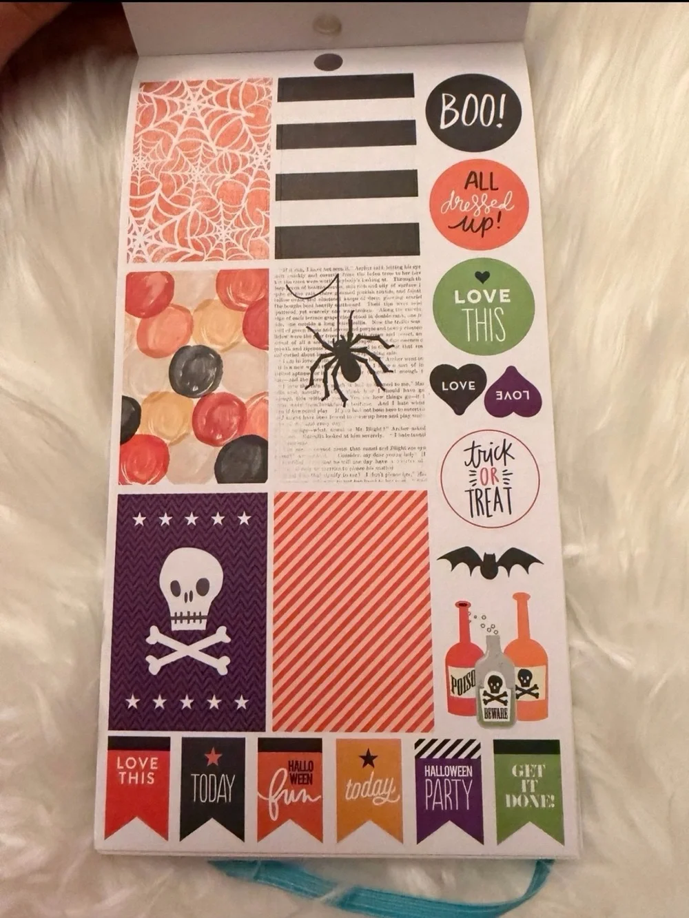 The Happy Planner “Seasonal” Sticker Book- Red, Green, Blue